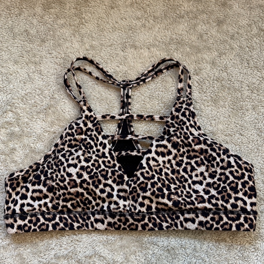 ZYIA Leopard Print Sports Bra